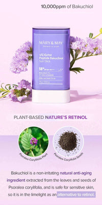 🎁 Mary&May Vegan Peptide Bakuchiol Sun Stick (100% off)